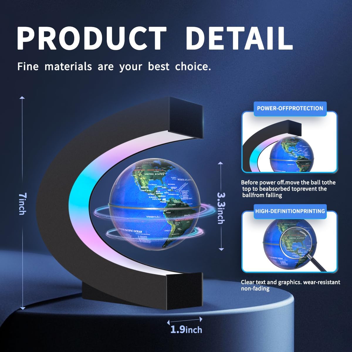 Magnetic Levitating Floating Globe Lamp