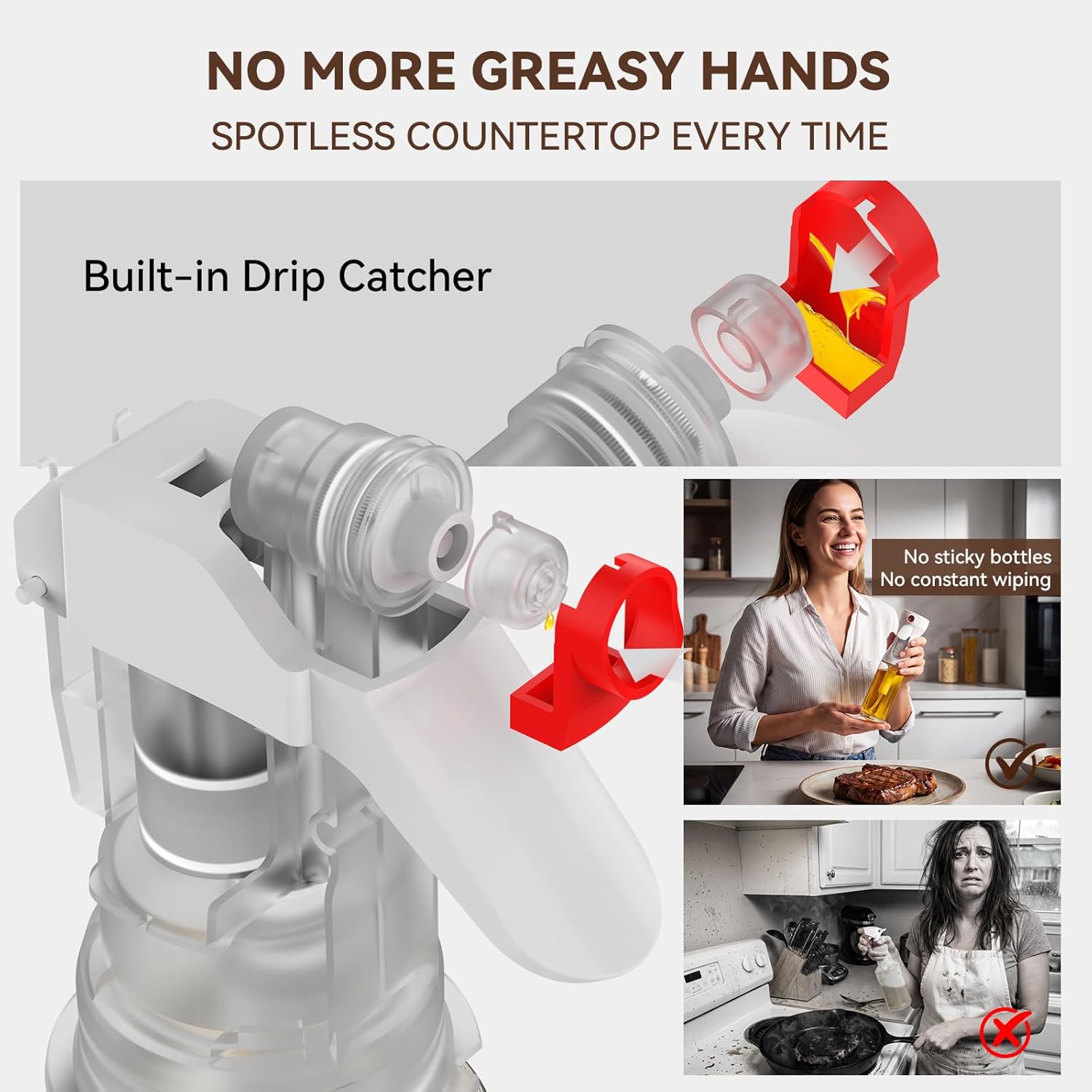 Glass Olive Oil Sprayer Bottle