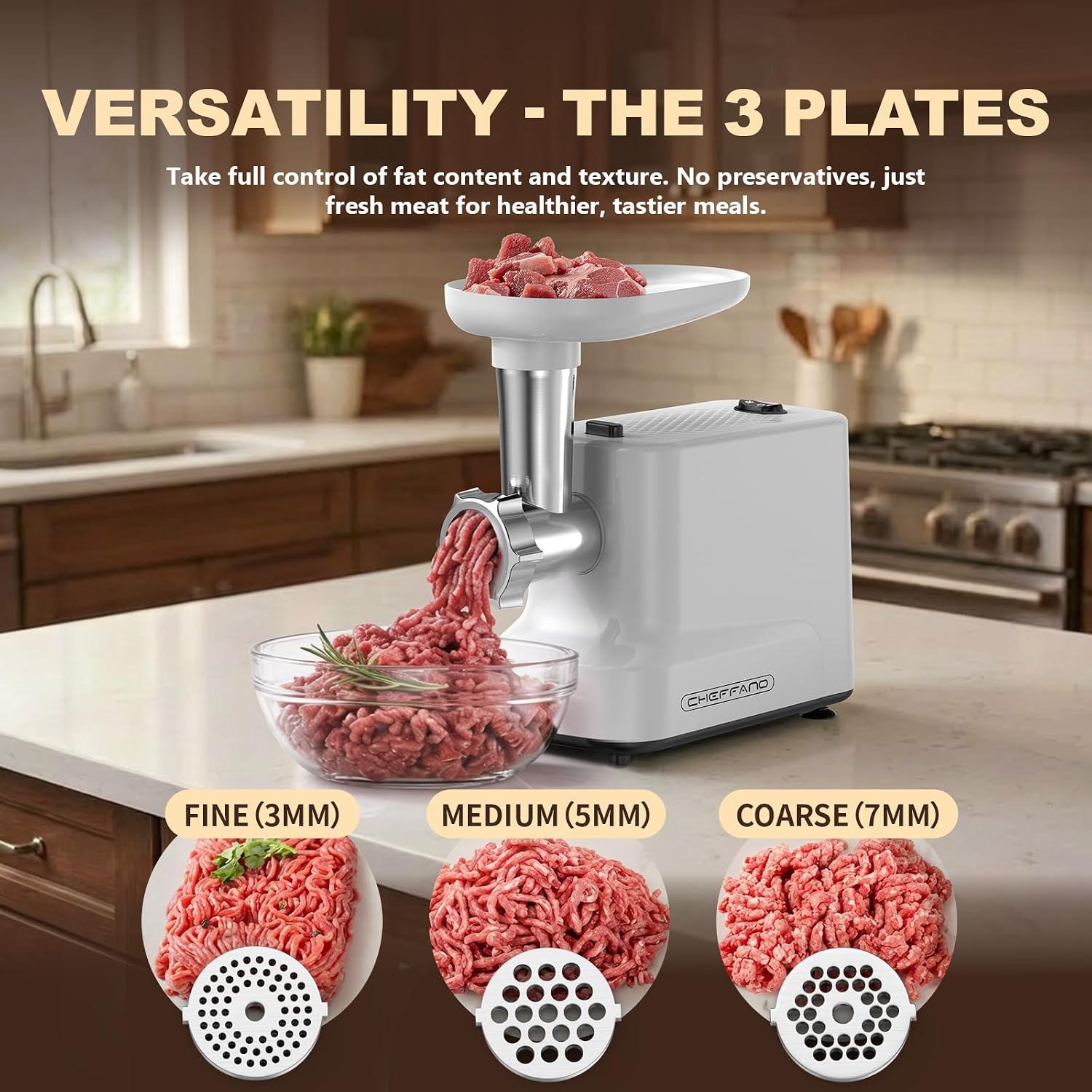 Cheffano Heavy Duty Meat Grinder