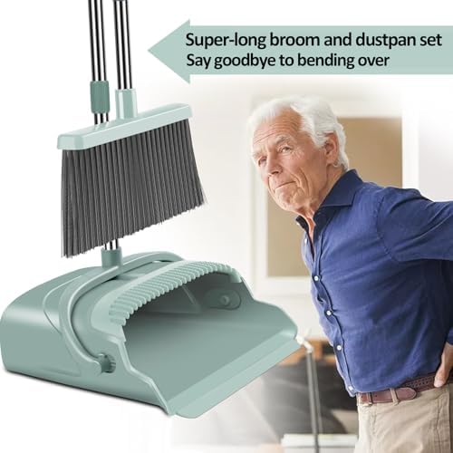 Upright Broom & Dustpan Set