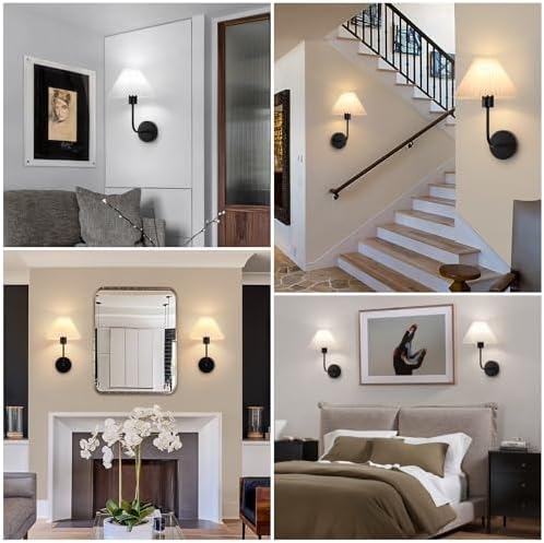Rechargeable Wireless Wall Sconce Set