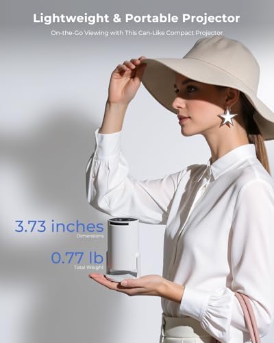 Mini Portable WiFi Bluetooth Projector