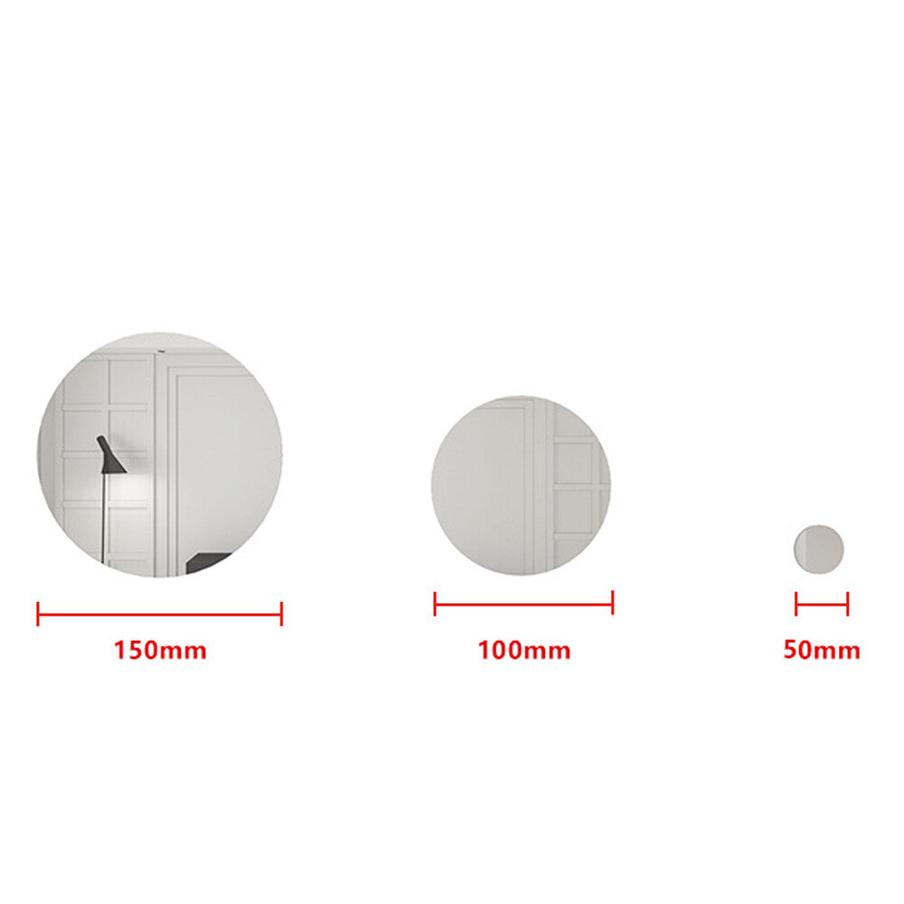 Round Acrylic Mirror Wall Sticker