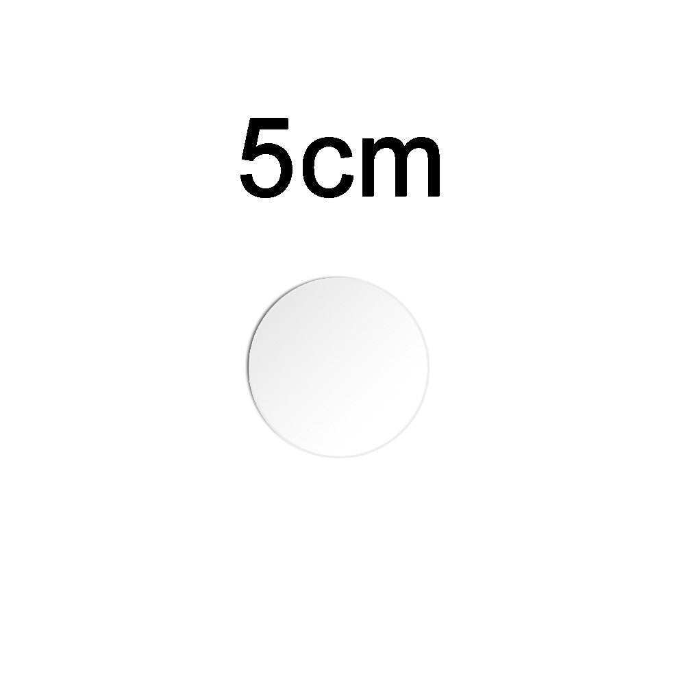 Round Acrylic Mirror Wall Sticker